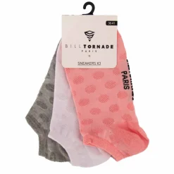 Sale Lot de 3 paires de chaussettes fantaisies t36/41 11088 Femme Femme Chaussettes|Vetements De Sports Femme