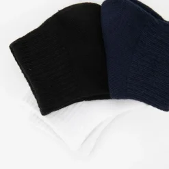 Sale Lot de 3 paires de chaussettes courtes coton douces Enfant Enfant Chaussettes