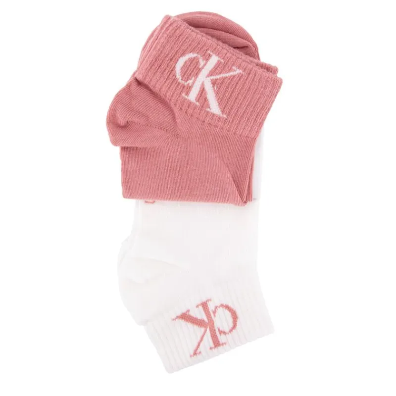 Clearance Lot de 2 paires de chaussettes avec élastique aux cheville Femme Femme Chaussettes