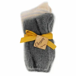 Outlet Lot de 2 paires de chaussettes fluffy Cheriane Femme Femme Chaussettes