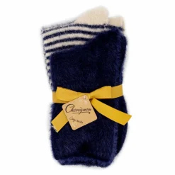 Discount Lot de 2 paires de chaussettes fluffy Cheriane Femme Femme Chaussettes