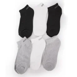 Lot de 6 socquettes en coton Taille 39-46 Femme Chaussettes