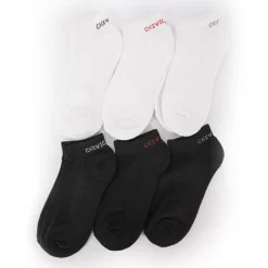 Best Lot de 6 socquettes en coton Taille 39-46 Femme Chaussettes