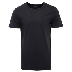 Clearance Lot de 2 tee shirts unis basiques col rond manches courtes Homme Homme Tee Shirt