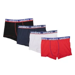 Clearance Lot x4 boxers élastique bleue coton Homme Homme Boxer, Caleçon