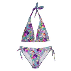 Sale Maillot de bain 2 pièces lilas fleurs Femme Femme Maillot De Bain