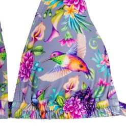 Sale Maillot de bain 2 pièces lilas fleurs Femme Femme Maillot De Bain