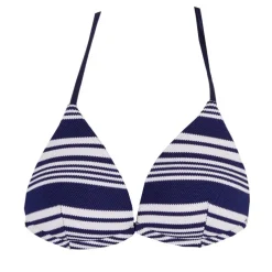 Best Maillot de bain 2 pièces rayures bleu et blanc Femme Femme Maillot De Bain