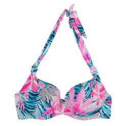 Discount Maillot de bain 2 pièces tropical et bleu Femme Femme Maillot De Bain