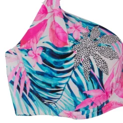 Discount Maillot de bain 2 pièces tropical et bleu Femme Femme Maillot De Bain