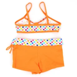 Discount Maillot de bain pois multicolore 2 piéces Enfant Enfant Maillot De Bain