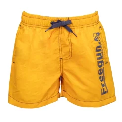 New Maillot de bain qhort avec élastique surpiqures colorées Enfant Enfant Maillot De Bain