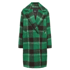 Manteau a carreaux green jacket onladeline life check 15321906 Femme Femme Veste, Doudoune, Manteau