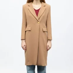 New Manteau cammello Femme Femme Veste, Doudoune, Manteau