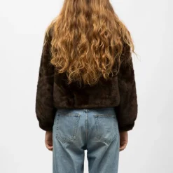 Manteau fourrure coffee h25best f Femme Femme Veste, Doudoune, Manteau