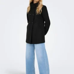 Sale Manteau mi long blake col à revers Femme Femme Veste, Doudoune, Manteau