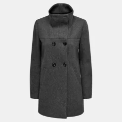 Manteau mi long blake col à revers Femme Femme Veste, Doudoune, Manteau