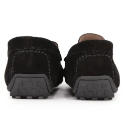 Outlet Mocassins en daim avec détail métallique Homme Homme Mocassins