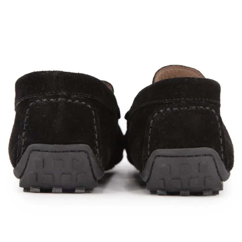 Outlet Mocassins en daim avec détail métallique Homme Homme Mocassins