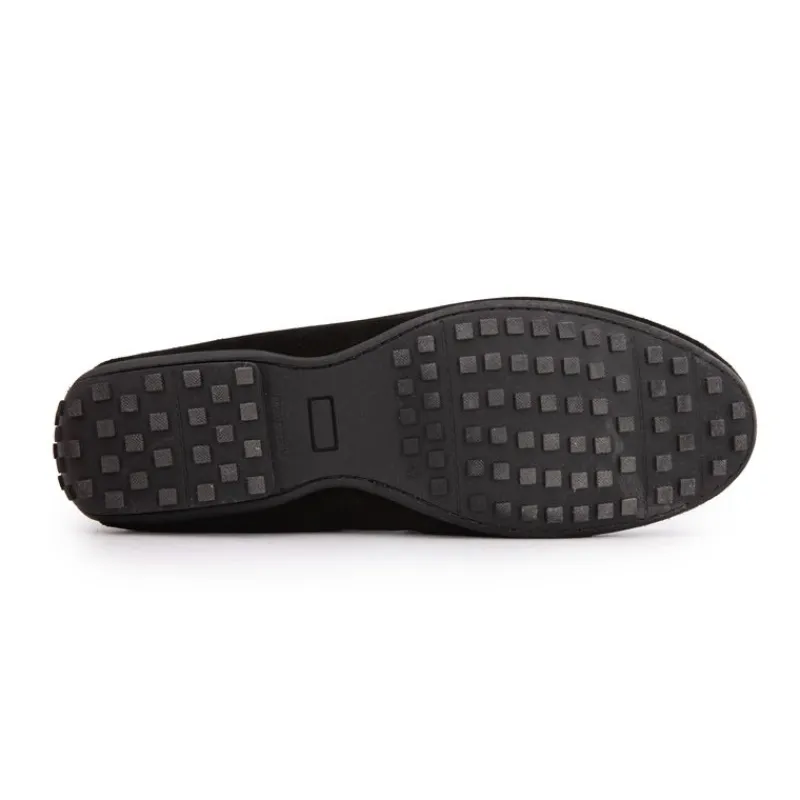 Outlet Mocassins en daim avec détail métallique Homme Homme Mocassins