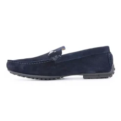 Sale Mocassins en daim avec détail métallique Homme Homme Mocassins