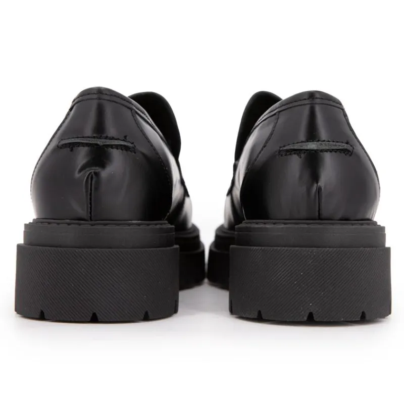 Mocassins es cuir semelle épaisse Femme Femme Derbies, Mocassins