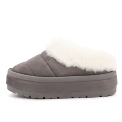 Outlet Mule à enfiler Pola doublure fausse fourrure Femme Femme Tongs, Mules