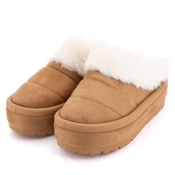 Best Mule à enfiler Pola doublure fausse fourrure Femme Femme Tongs, Mules