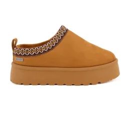 Mule doublure moutonnée semelle épaisse Femme Femme Tongs, Mules