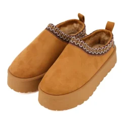 Mule doublure moutonnée semelle épaisse Femme Femme Tongs, Mules