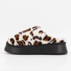 Hot Mule leopard minela 334675 Femme Femme Tongs, Mules