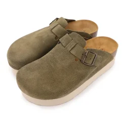 Discount Mule suède plateforme miley Femme Femme Tongs, Mules