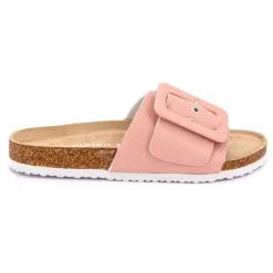Discount Mules à boucle unie Femme Femme Tongs, Mules