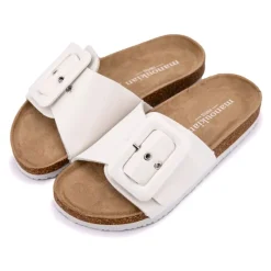 Discount Mules à boucle unie Femme Femme Tongs, Mules
