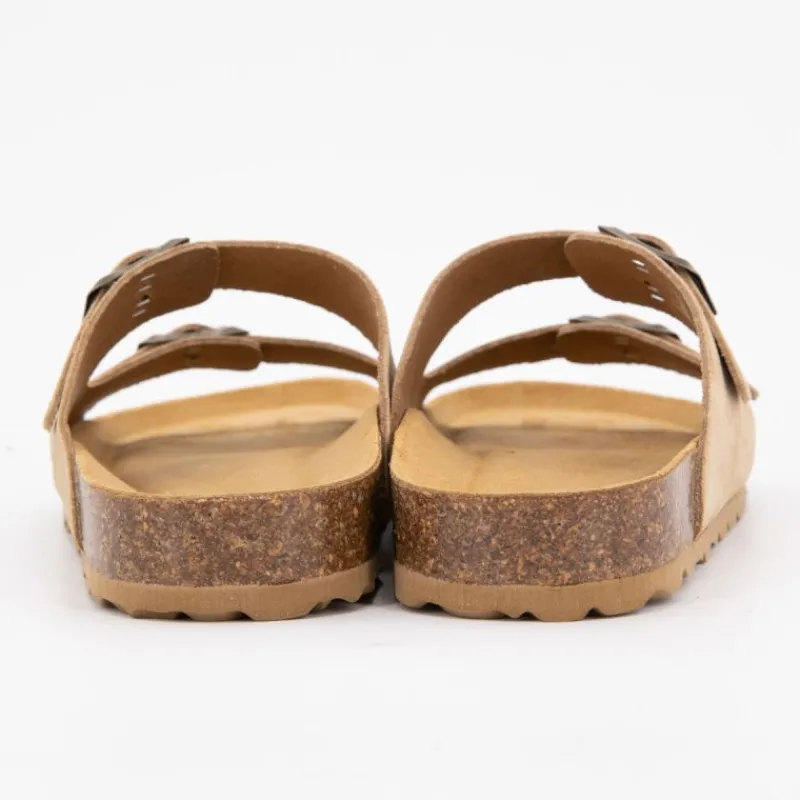 Online Mules à boucles cuir Femme Femme Tongs, Mules