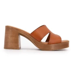 Best Mules à talons cuir Femme Femme Tongs, Mules