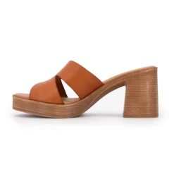 Best Mules à talons cuir Femme Femme Tongs, Mules