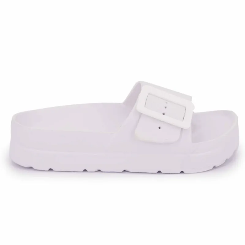 Hot Mules avec grande boucle Femme Femme Tongs, Mules