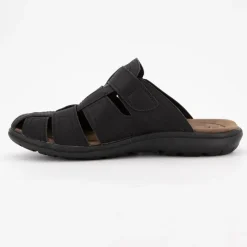 New Mules black à scratch Homme Homme Tongs, Mules, Sandales