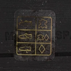 Clearance Mules boucle dorée lanières en cuir Femme Femme Tongs, Mules