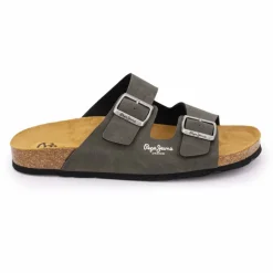 Best Mules boucle plate double bride uni Homme Homme Tongs, Mules, Sandales