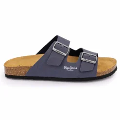 New Mules boucle plate double bride uni Homme Homme Tongs, Mules, Sandales