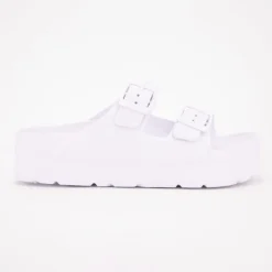 Hot Mules compensées avec boucles Femme Femme Tongs, Mules