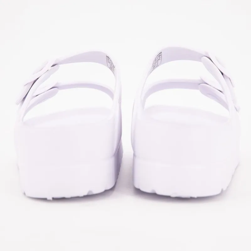 Hot Mules compensées avec boucles Femme Femme Tongs, Mules