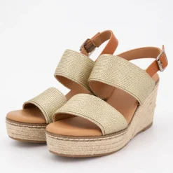 Clearance Mules compensées cdes spritz lanières Femme Femme Tongs, Mules