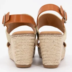 Clearance Mules compensées cdes spritz lanières Femme Femme Tongs, Mules