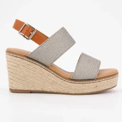 Best Mules compensées cordes spritz lanières Femme Femme Tongs, Mules