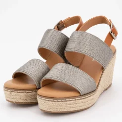 Best Mules compensées cordes spritz lanières Femme Femme Tongs, Mules