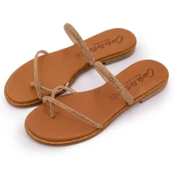 New Mules cristal avec entre-doigt Femme Femme Tongs, Mules