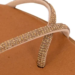 New Mules cristal avec entre-doigt Femme Femme Tongs, Mules